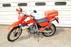 緊急バイクの写真