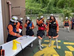 写真：指揮の様子