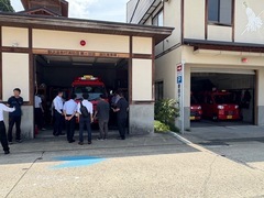 写真：野沢温泉村消防団視察研修