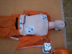 写真：パッド装着位置