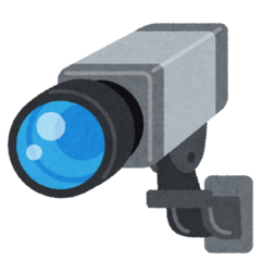 イラスト：防犯カメラ