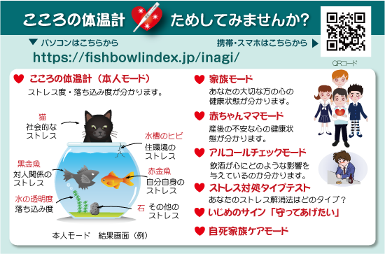 写真：こころの体温計　7つのモード