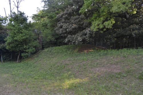 写真：入定塚の全景