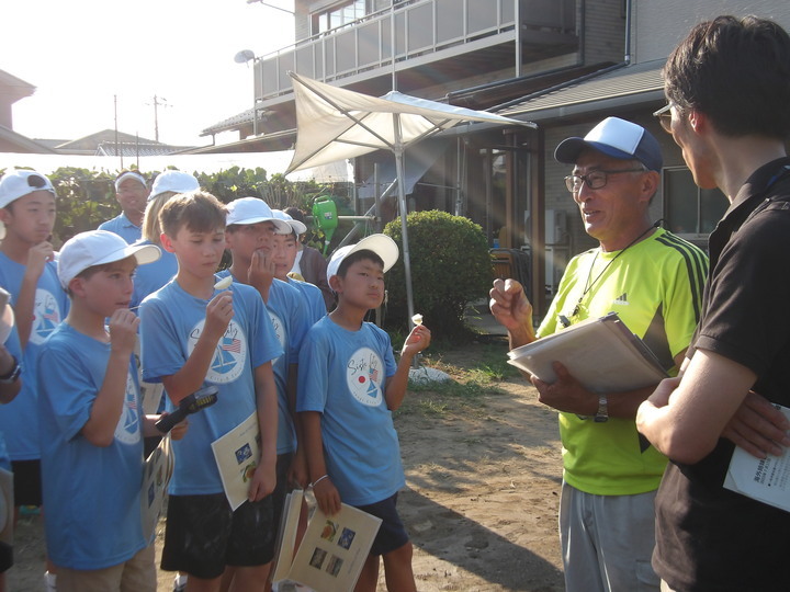 写真：梨園での様子