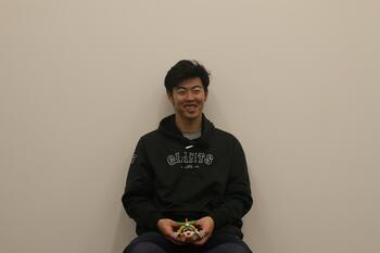 写真：森田選手インタビュー