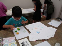 写真：オリジナルTシャツ作り