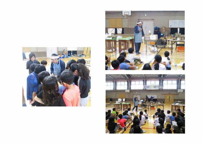 稲城第一小学校での出張教室の様子9月19日