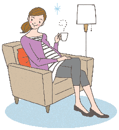 イラスト：妊婦さん