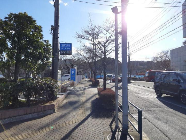 写真：第二駐車場入口