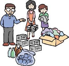 集団回収イラスト