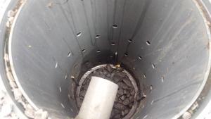 写真：浸透ますの内部