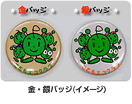 写真：アースレンジャーバッジ