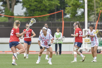 競技の様子1　細梅選手