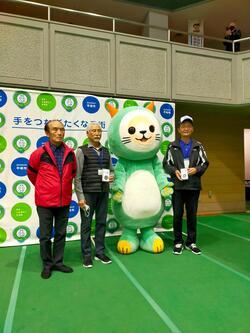 写真：ねんりんピックでの記念撮影の様子