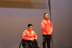 写真：選手入場の様子