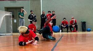 写真：萩原選手競技中の様子