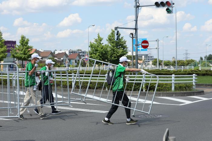 写真：コースサポーター活動の様子