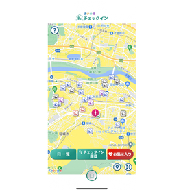 画面：チェックイン機能