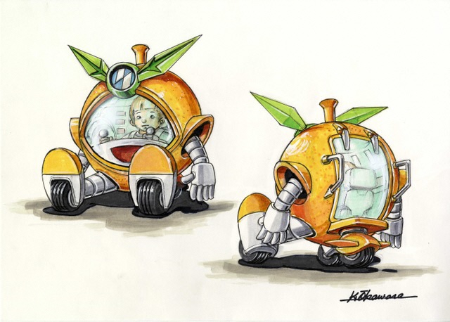 大河原邦男氏による大河原賞（子ども部門）受賞作品のリファイン画