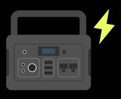 イラスト：ポータブル電源