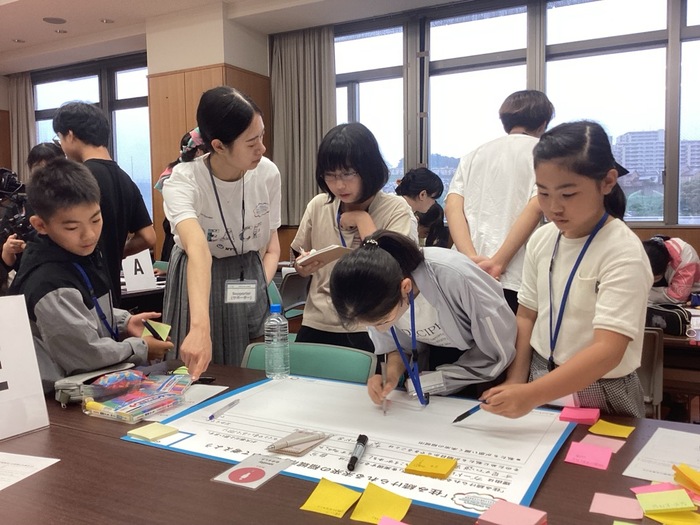 画像：発表に向けたワークショップの様子