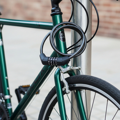 ワイヤー錠の写真