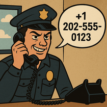 国際電話番号を使う詐欺犯