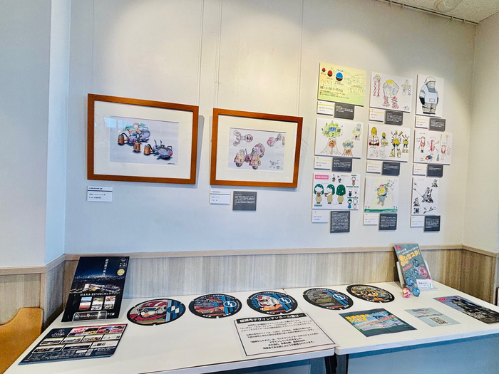 「第3回メカデザインコンテスト」入賞作品展示時の画像1