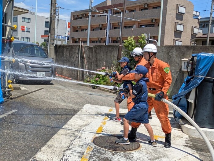 ALT：少年消防クラブ活動の様子