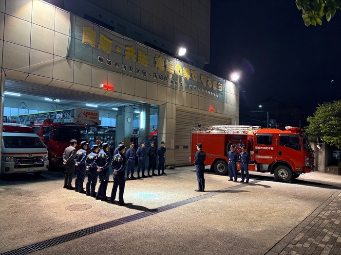 帰署した緊急消防援助隊